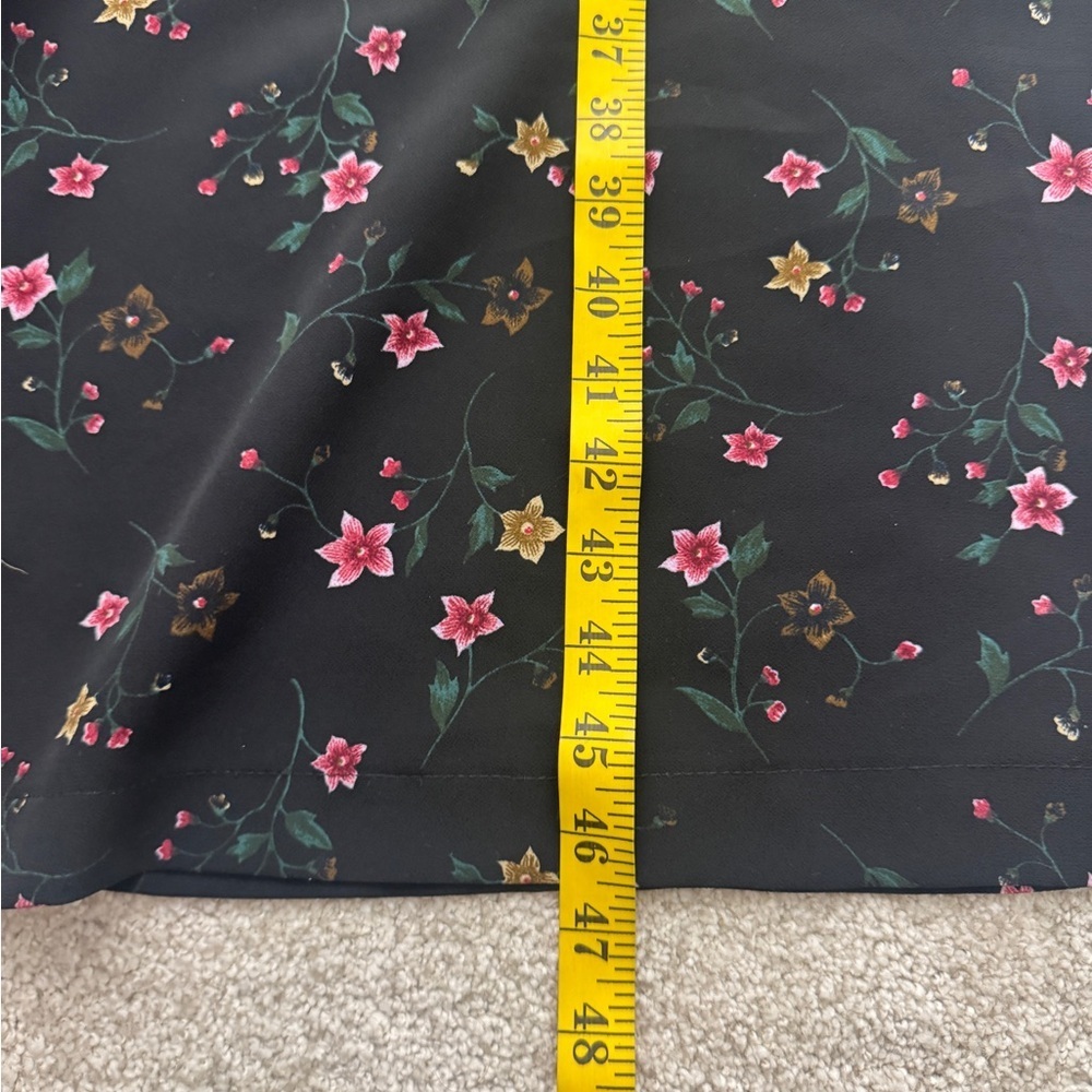 Betsy Lauren Floral Black Dress with Jacket - Picture 7 of 7